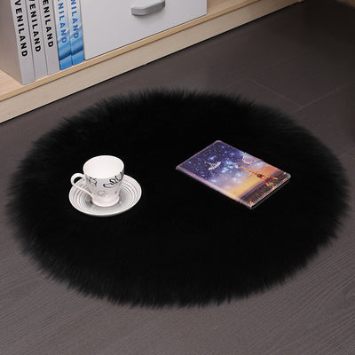 Wool Round Bedroom Mat